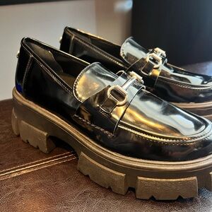 Steve Madden Women's Trifecta Loafer 7.5 Black